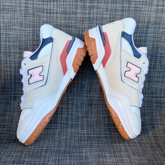 New Balance 550 'Sea Salt/Quartz Pink' Sneakers Active Shoes Women’s size 5 NWOT - Picture 7 of 11